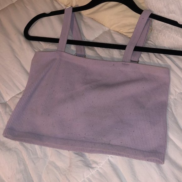 Cropped ribbed Tank Top - Picture 2 of 2